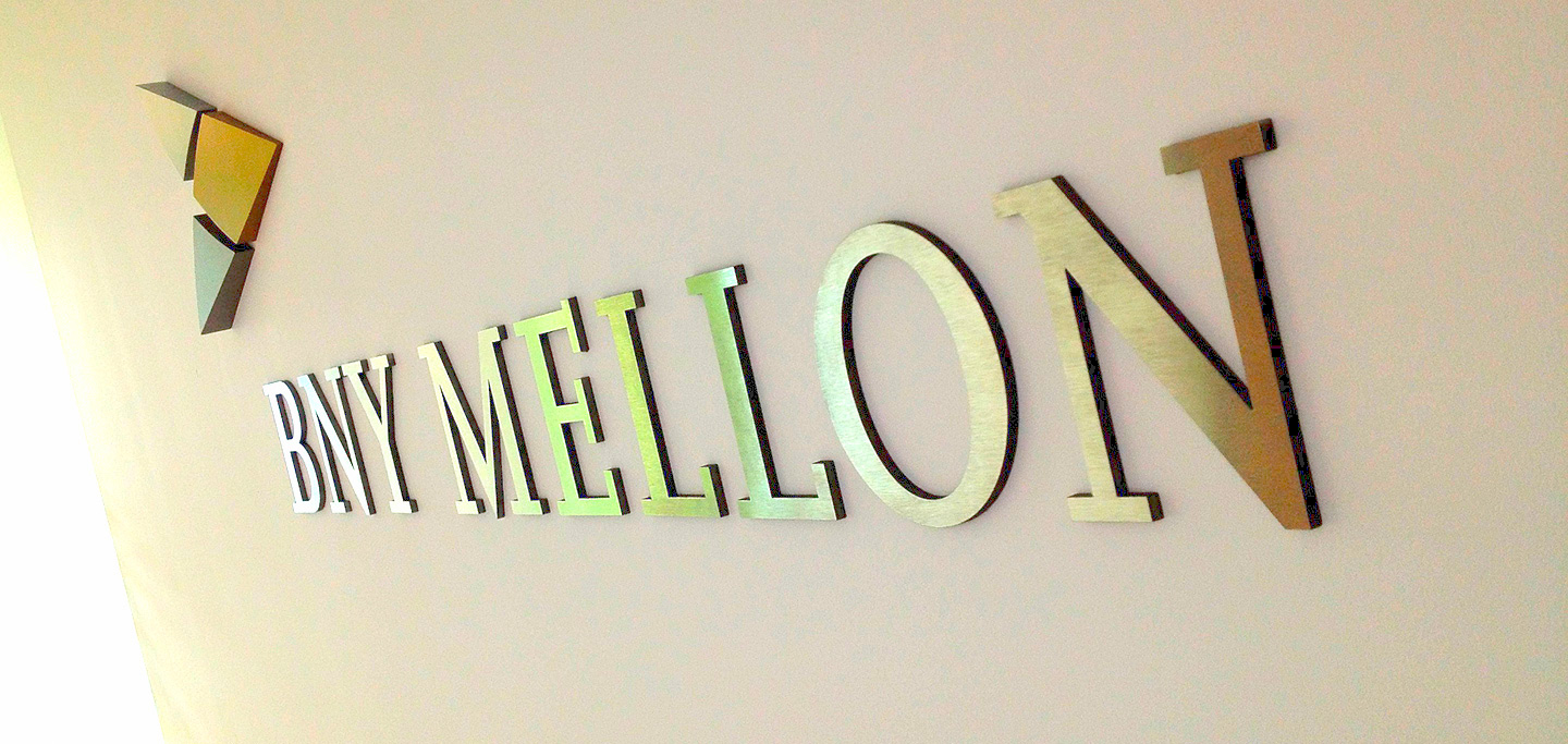 BNY Mellon Reception Signage