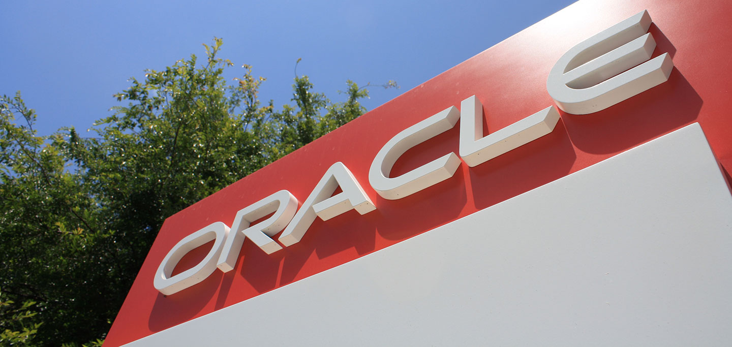 Oracle Site Marker Signage Close Up