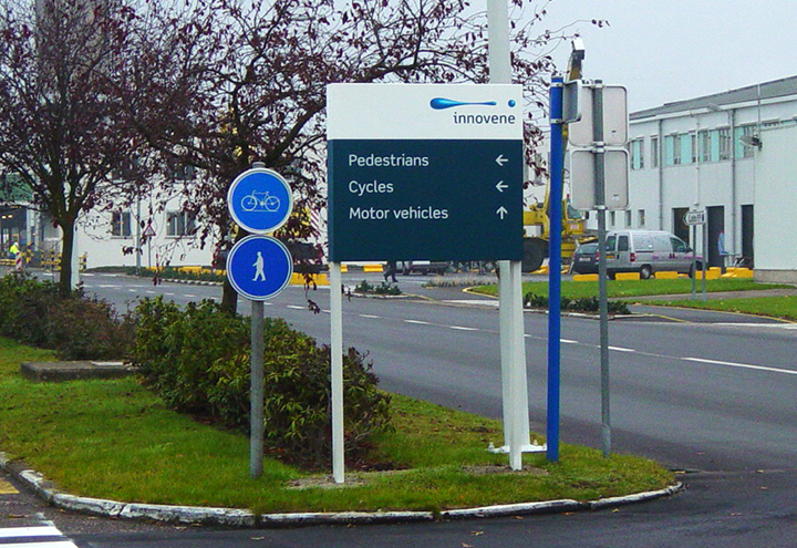 Innovene Wayfinding Secondary Sign