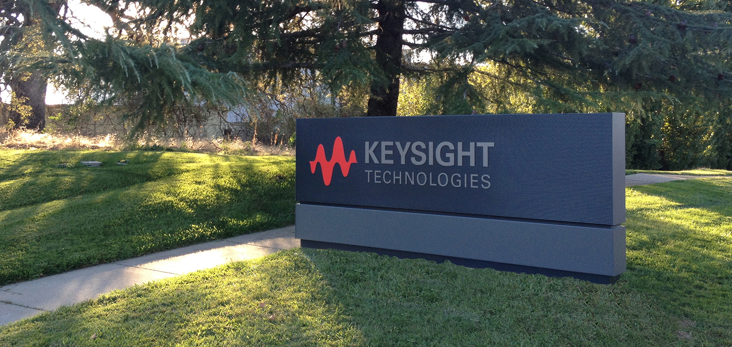 Keysight Monument Sign